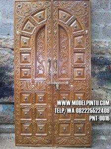 Pintu Masjid Jati Ukiran Cantik