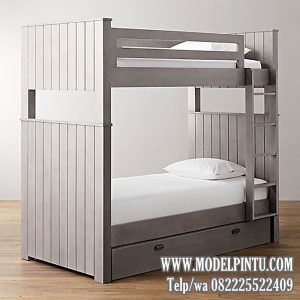 Model Tempat Tidur Tingkat Minimalis Cat Duco