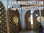 Pintu Masjid Jati Model Nabawi Cantik