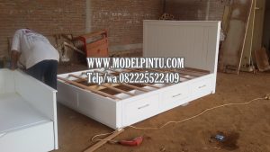 Tempat Tidur Anak Minimalis Kayu Jati Mewah