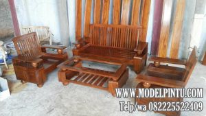 Model Kursi Tamu Jati Murah Buatan Jepara