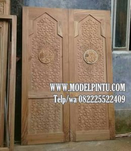 Model Pintu Kusen Masjid Kayu Jati