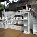 Tempat Tidur Tingkat Anak Pink Istana Jati