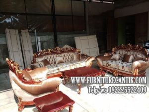 Model Kursi Tamu Jati Mewah Ukiran Cantik Jepara