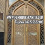 Model Pintu Kusen Masjid Kayu Jati Asli Jepara