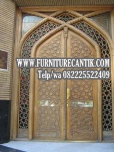Model Pintu Kusen Masjid Kayu Jati Asli Jepara