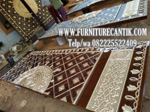 Model Pintu Kusen Masjid Kayu Jati Tua