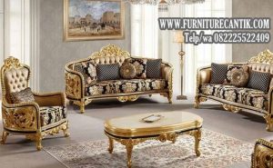Kursi Tamu Mewah Ukiran Jepara Terbaru
