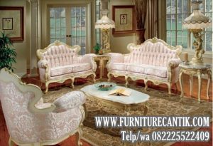Model Kursi Tamu Kayu Jati Solid Ukiran Mewah