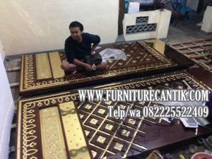 Model Pintu Kusen Masjid Kayu Jati Replika Nabawi