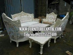 Model Kursi Tamu Mewah Ukiran Gajah Mada