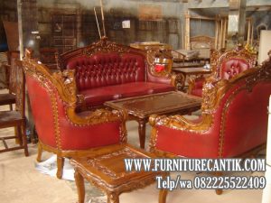 Sofa Jati Ruang Tamu Utama Mewah