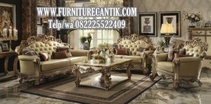 Model Kursi Sofa Tamu Mewah Ukiran Khas Jepara