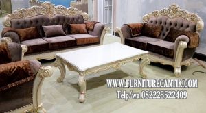 Model Kursi Tamu Kayu Jati Ukiran Mewah Terbaru