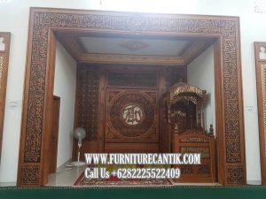 Model Mimbar Khutbah Masjid Dan Mihrab
