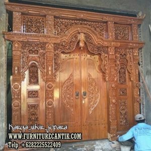 Model Pintu Rumah Jati Ukiran Kualitas Terbaik