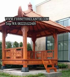 Model Gazebo Kayu Jati Jepara