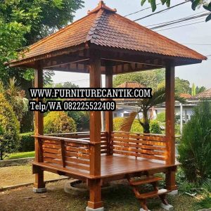 Model Gazebo Taman Minimalis Jepara
