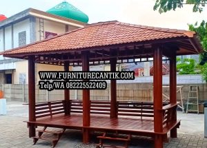 Model Gazebo Taman Minimalis Mewah