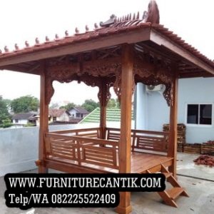 Model Gazebo Taman Minimalis Ukiran