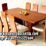 Model Kursi Meja Makan Kayu Jati Modern