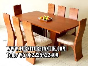 Model Kursi Meja Makan Kayu Jati Modern