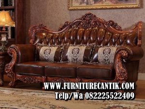 Model Kursi Tamu Kayu Jati Ukiran Asli Jepara