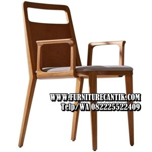Model Kursi Cafe Modern Mewah Kayu Jati