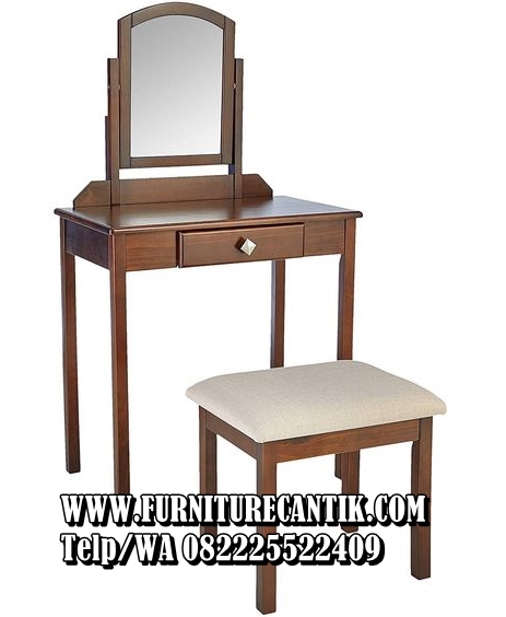 Model Meja Rias Kayu Jati Modern Eropa