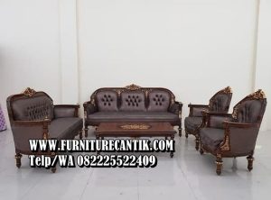 Model Sofa Tamu Kayu Jati Ukiran
