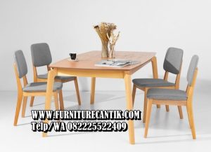 Model Meja Makan Kayu Jati Minimalis