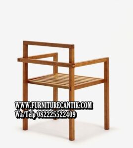 Model Kursi Cafe Kayu Jati Antik Natural