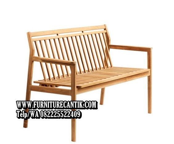 Model Kursi Teras Minimalis Modern Kayu Jati