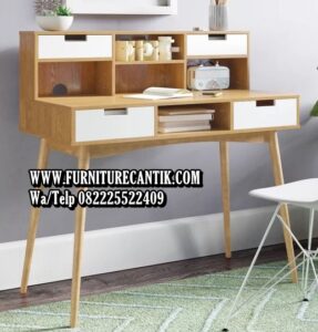 Model Meja Belajar Kayu Jati Minimalis Antik