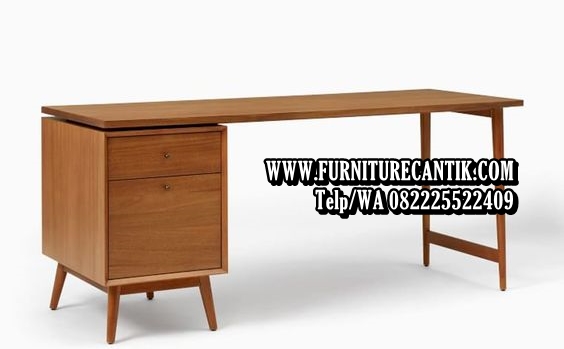 Model Meja Belajar Minimalis Mewah Jati