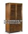 Model Lemari Pakaian Minimalis Modern Kayu Jati