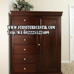 Model Lemari Pakaian Minimalis Vintage Jati