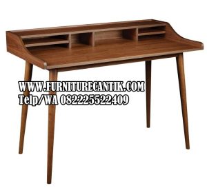 Model Meja Belajar Minimalis Desain Modern Jati