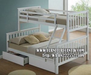 Model Dipan Tingkat Duco Modern Laci