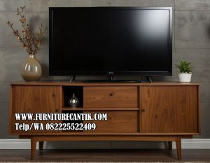 Model Meja Bufet TV Kayu Jati Jepara
