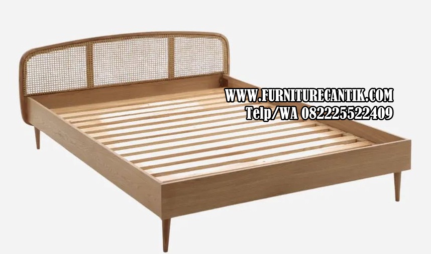 Model Dipan Minimalis Kayu Jati Modern King