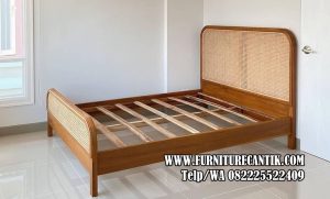 Model Dipan Tempat Tidur Minimalis Rotan
