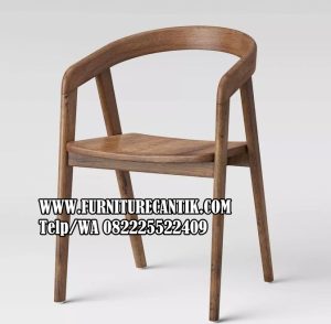 Model Kursi Cafe Minimalis Kayu Jati Modern