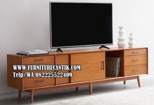 Model Meja TV Minimalis Jati Excellent