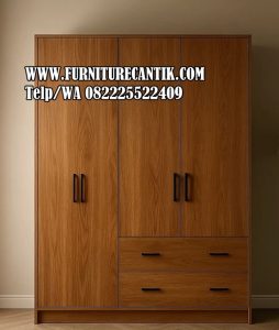 Model Lemari Pakaian Kayu Jati Aesthetic