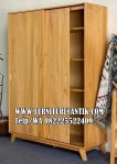 Model Lemari Pakaian Kayu Jati Scandinavian