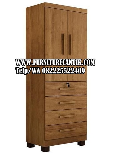 Model Lemari Pakaian Modern Variasi Laci