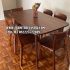 Model Meja Makan Kayu Jati Scandinavian