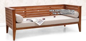 Model Kursi Teras Kayu Jati Mewah Natural