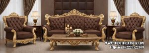 Model Set Sofa Mewah Ukiran Jepara Jati
